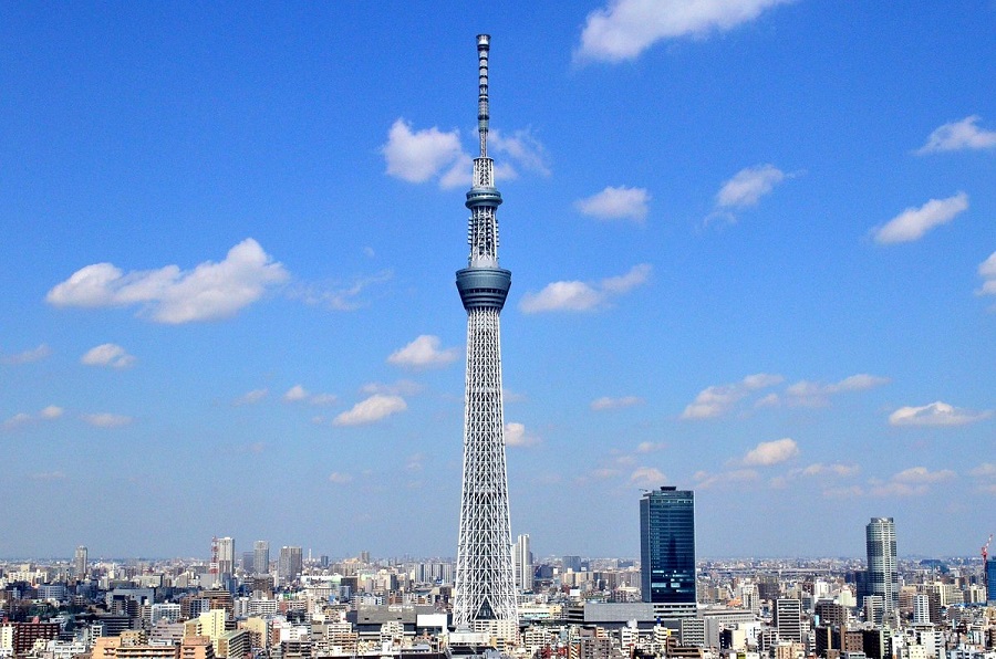 بلندترین برج های جهان: برج توکیو اسکای تری ژاپن