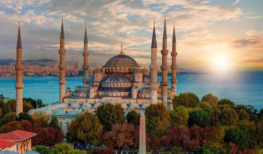 عکس از مسجد سلطان احمد استانبول