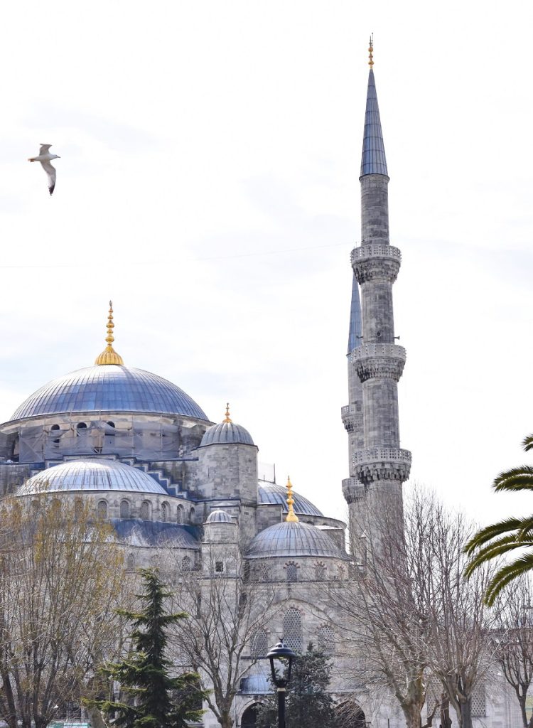 عکس مناره های مسجد آبی استانبول