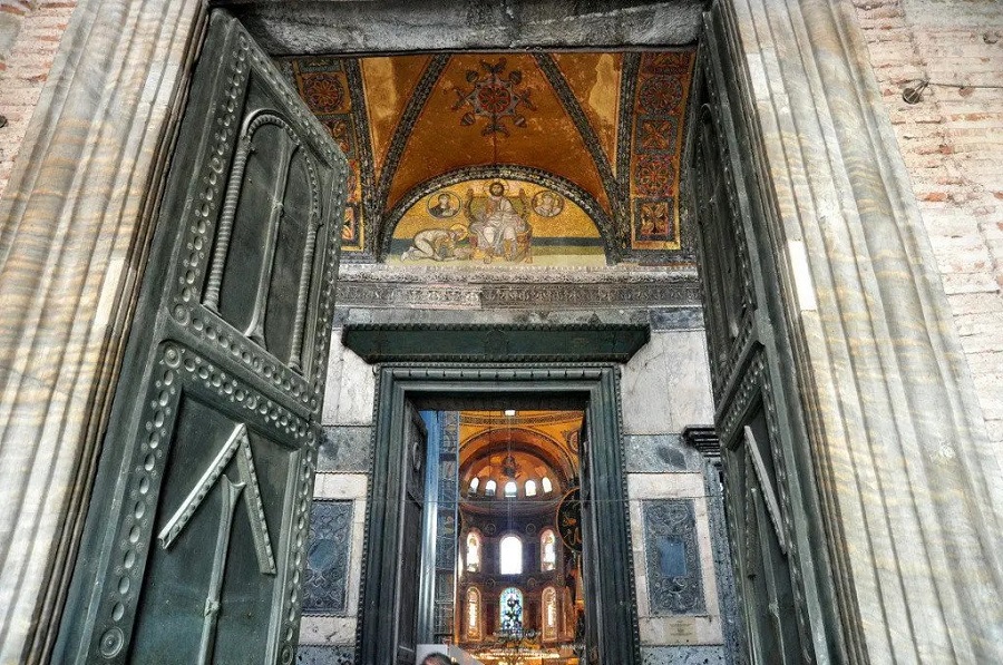 موزاییک های بیزانسی مسجد ایاصوفیه