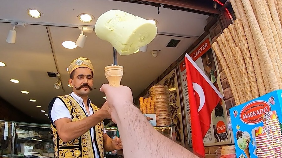 چالش بستنی ترکی