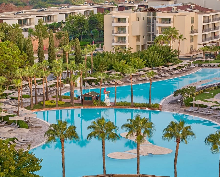 بهترین هتل های uall پنج ستاره آنتالیا در منطقه ساحلی لارا